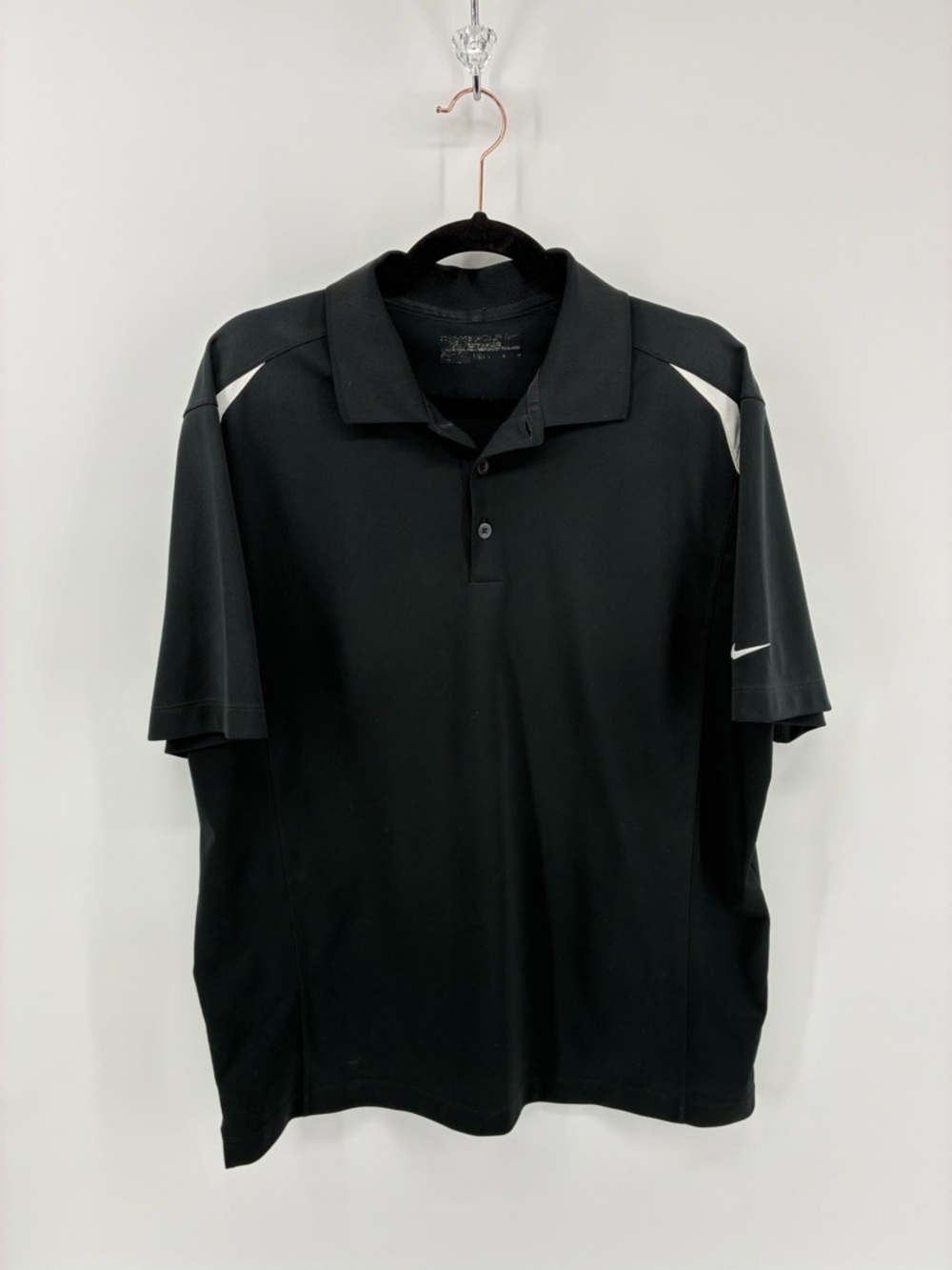 Nike Men's Black Polo Performance Shirt